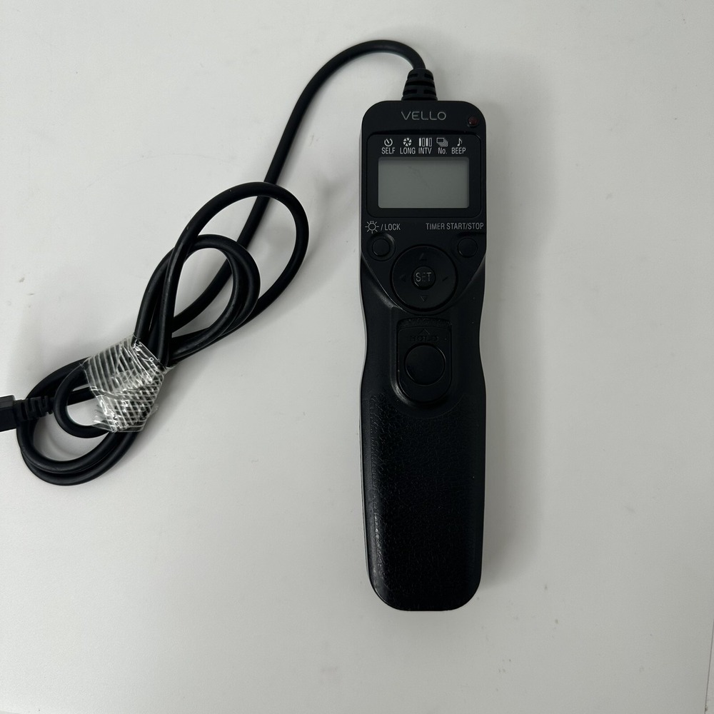 Vello Shutterboss Timer Remote Switch Mini Connector RCN1II for Canon Black
